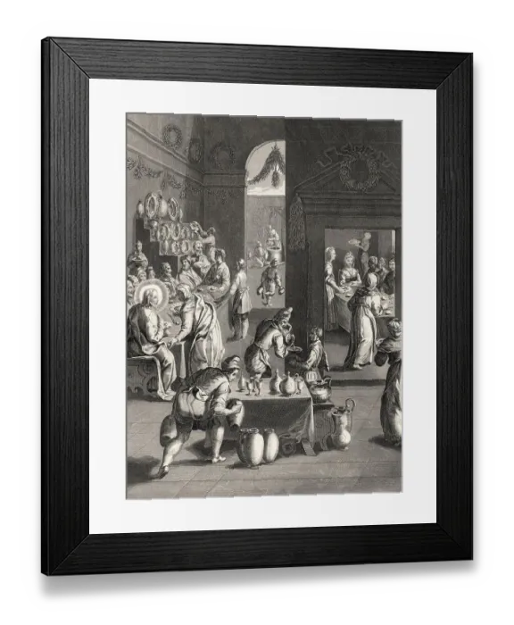 Framed Print : The wedding in Cana of Galilee