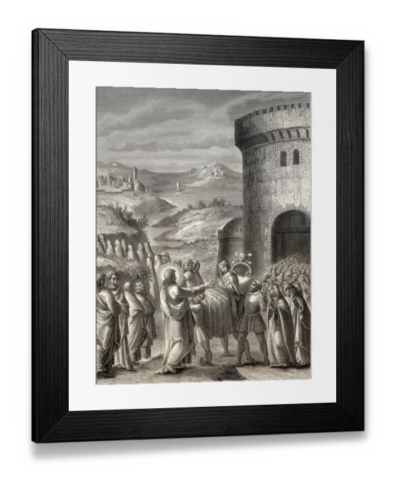 Framed Print : The raising of the son of the widow of Nain