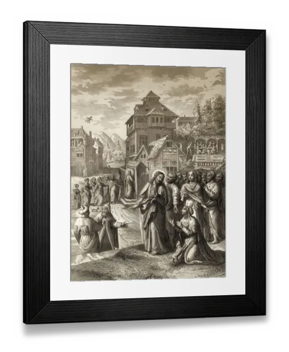 Framed Print : The Faith of a Canaanite Woman Framed Print : The Faith of a Canaanite Woman