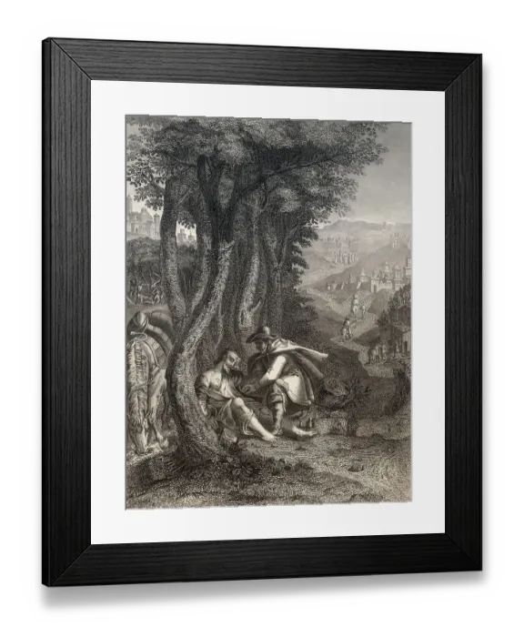 Framed Print : Parable of the Good Samaritan, New Testament
