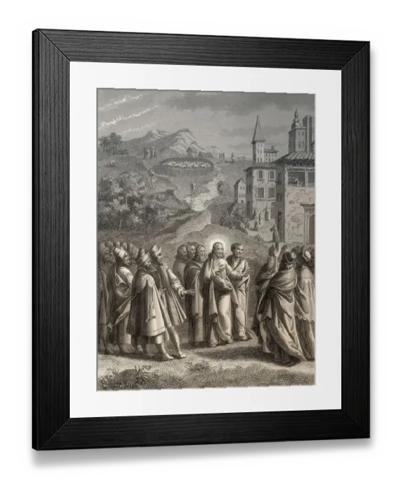 Framed Print : The Parable of the Lost Sheep, New Testament