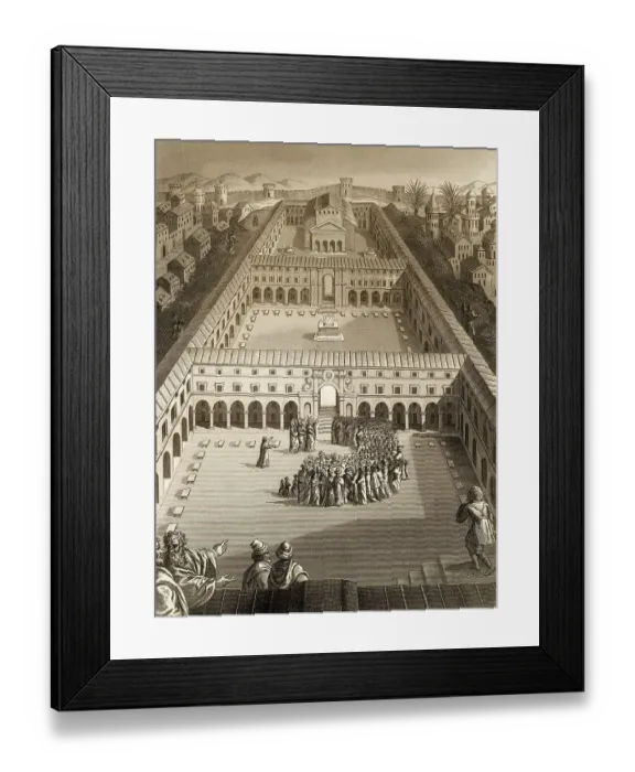 Framed Print : The parable of the Pharisee and the Publican