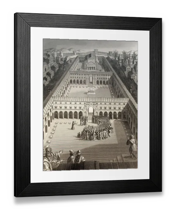 Framed Print : The parable of the Pharisee and the Publican