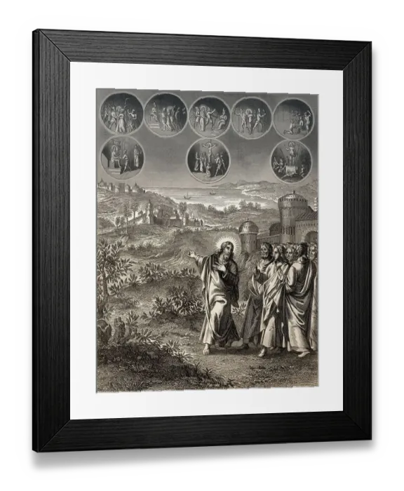 Framed Print : Jesus predicting his own death Framed Print : Jesus predicting his own death