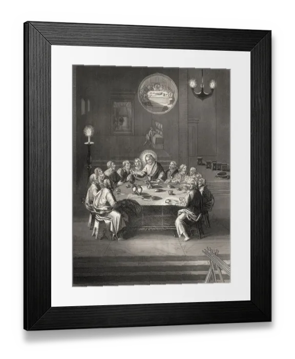 Framed Print : Institution of the Holy Sacrament