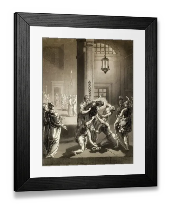 Framed Print : After the Sanhedrin trial of Jesus Framed Print : After the Sanhedrin trial of Jesus