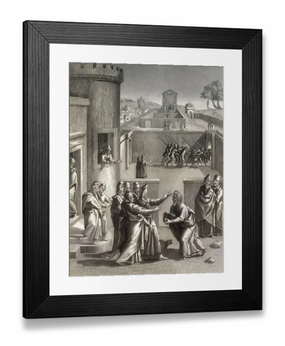 Framed Print : Judas Iscariot before Pontius Pilate