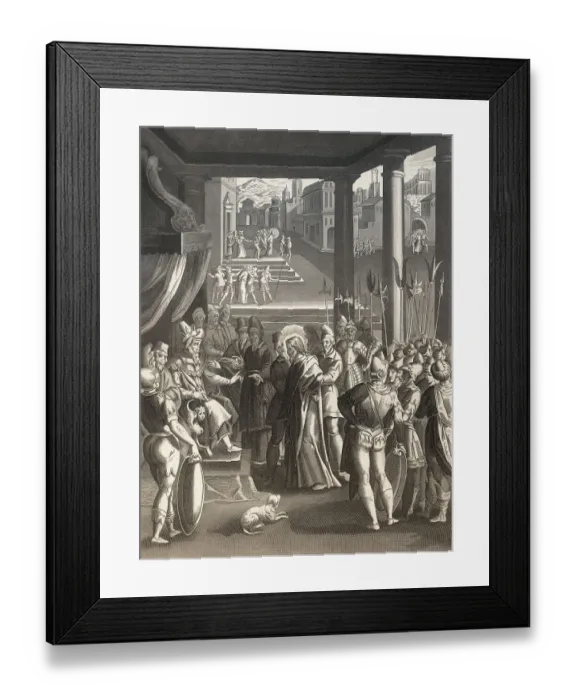 Framed Print : Jesus at Herod's court, New Testament Framed Print : Jesus at Herod's court, New Testament