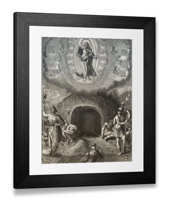 Framed Print : The Resurrection of Jesus, New Testament Framed Print : The Resurrection of Jesus, New Testament