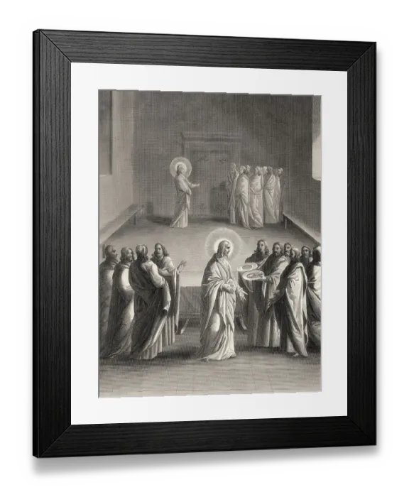 Framed Print : Christ's appearance without Thomas