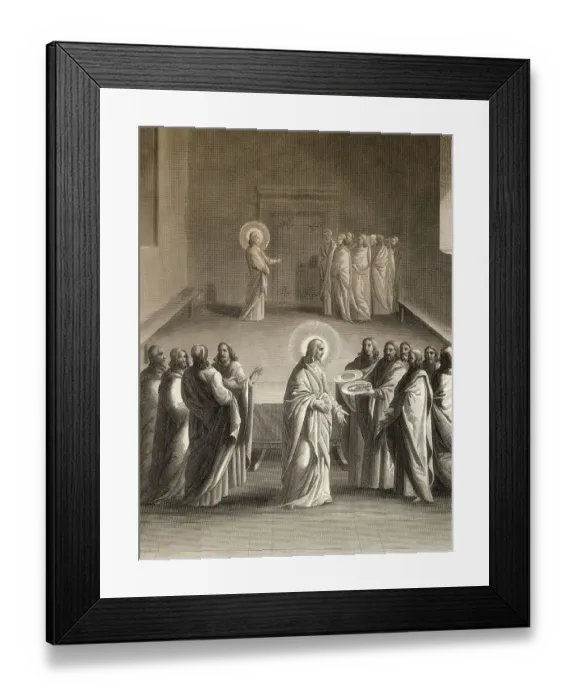 Framed Print : Christ's appearance without Thomas