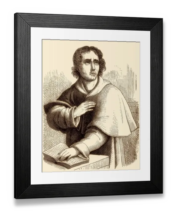 Framed Print : Peter Abelard, c. 1079 - 1142, a medieval French scholastic philosopher and theologian Framed Print : Peter Abelard, c. 1079 - 1142, a medieval French scholastic philosopher and theologian