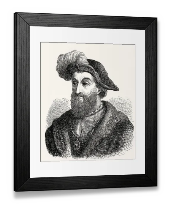 Framed Print : Francis I, Francois I, Franz I