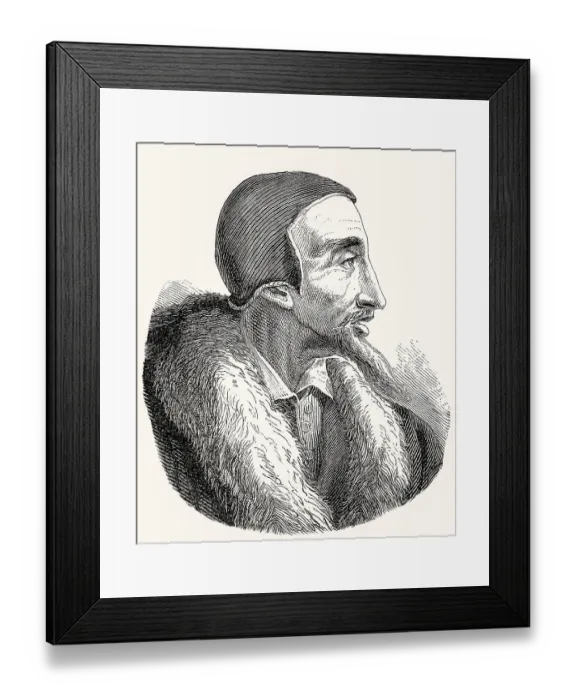 Framed Print : Johannes Calvin, Jean Cauvin, 1509-1564 Framed Print : Johannes Calvin, Jean Cauvin, 1509-1564