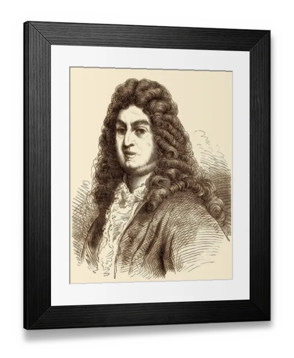 Framed Print : Jean Racine, 1639 - 1699, a French dramatist Framed Print : Jean Racine, 1639 - 1699, a French dramatist