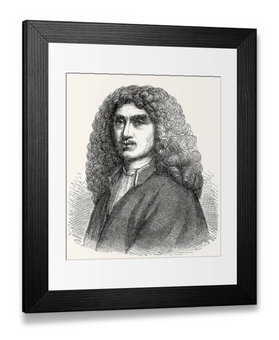 Framed Print : Jean-Baptiste Poquelin 1622-1673 Framed Print : Jean-Baptiste Poquelin 1622-1673