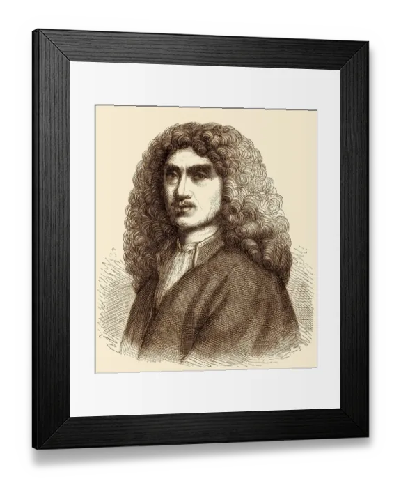 Framed Print : Jean-Baptiste Poquelin 1622-1673
