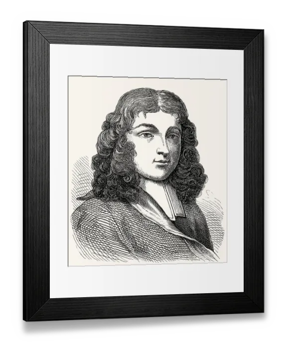 Framed Print : Pierre Bayle, 1647 -1706, a French philosopher and writer