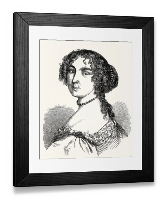 Framed Print : Madame de Maintenon, Francoise d'Aubigne