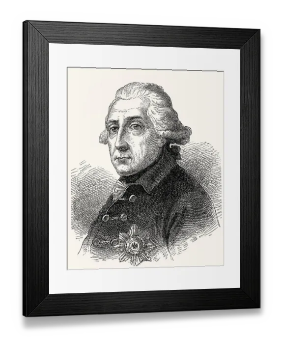 Framed Print : Frederick II or Frederick the Great or Alter Fritz