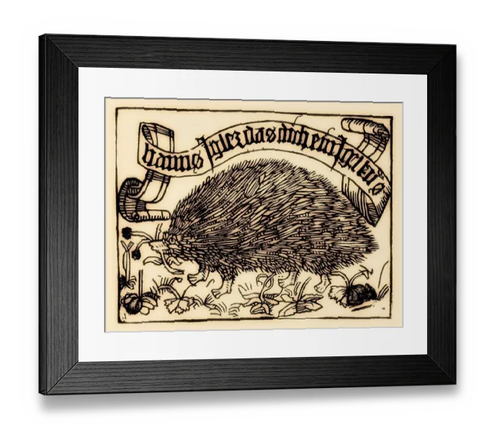 Framed Print : Bookplate of Johannes Knabensperg Framed Print : Bookplate of Johannes Knabensperg