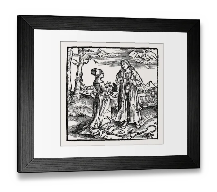 Framed Print : A sheet from the book, De Fide concubinarum in sacerdotes Framed Print : A sheet from the book, De Fide concubinarum in sacerdotes