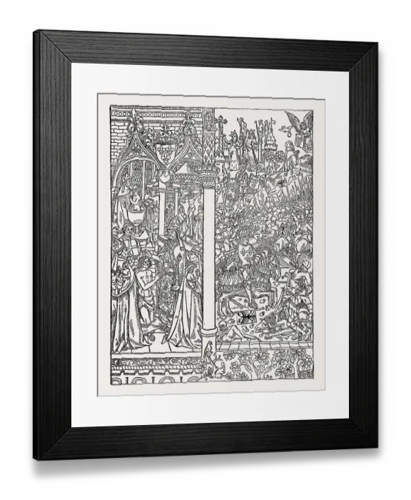 Framed Print : La Mer des Histoires, Antoine Verard Framed Print : La Mer des Histoires, Antoine Verard