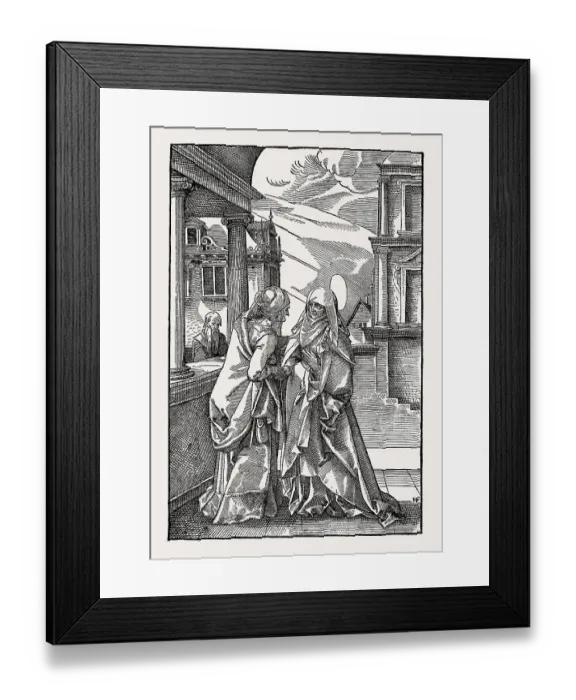Framed Print : Welcome to Mary by Elizabeth, Tobias Stimmer