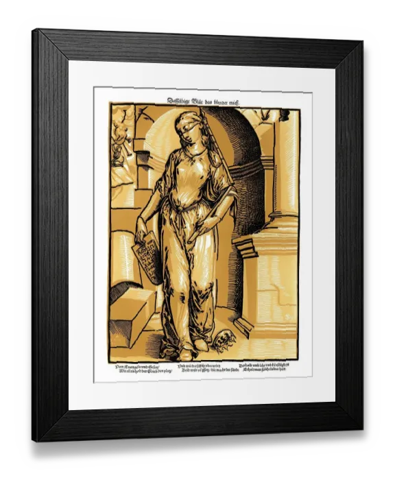 Framed Print : Tobias Stimmer, 16th century, The Old Covenant