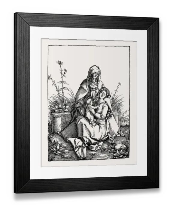 Framed Print : The Virgin Mary and Child with Saint Anne Framed Print : The Virgin Mary and Child with Saint Anne