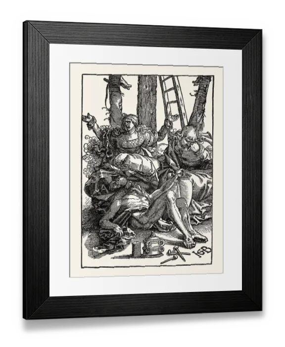 Framed Print : The dead Jesus Christ, lamented by his mother Framed Print : The dead Jesus Christ, lamented by his mother