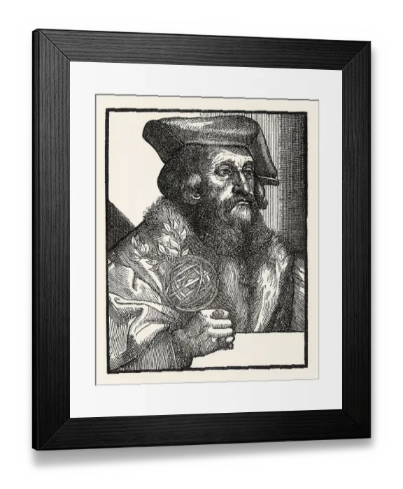 Framed Print : Portrait of Girolamo Fracastoro Framed Print : Portrait of Girolamo Fracastoro