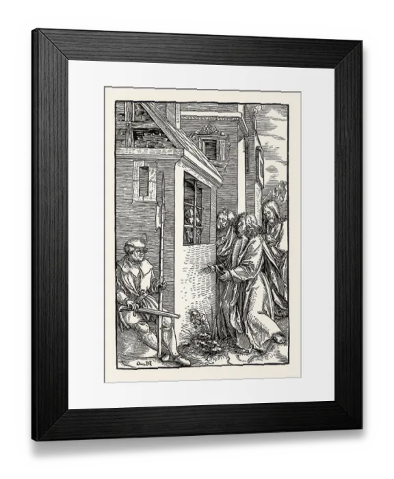Framed Print : Saint Peter in prison, by Hans Schaeufelin Framed Print : Saint Peter in prison, by Hans Schaeufelin