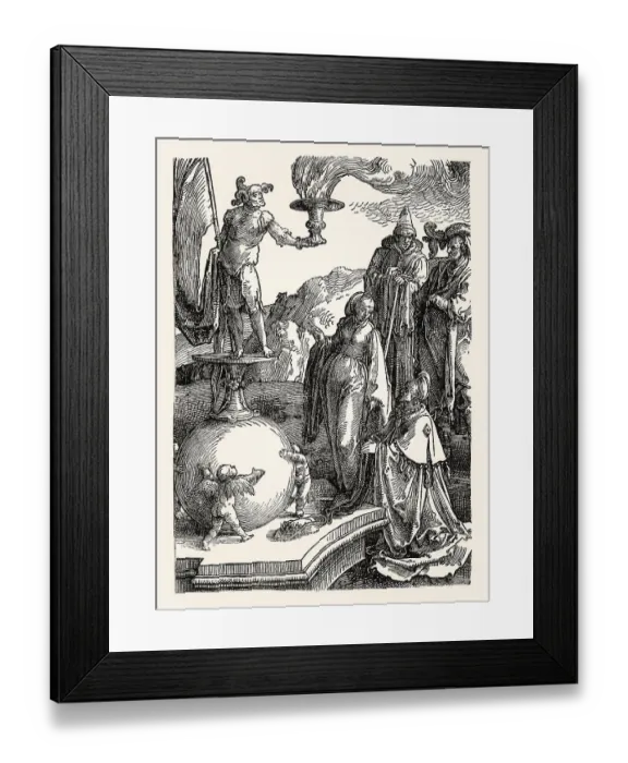 Framed Print : Solomon's Idolatry, 16th century