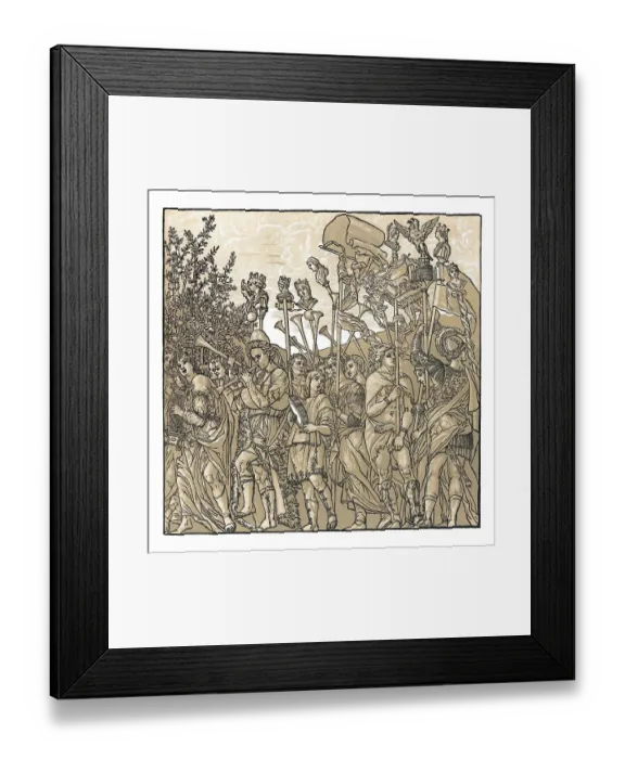 Framed Print : Triumphs of Caesar, 16th century