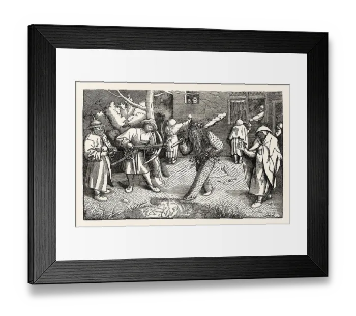 Framed Print : The Masquerade of Orson and Valentine Framed Print : The Masquerade of Orson and Valentine