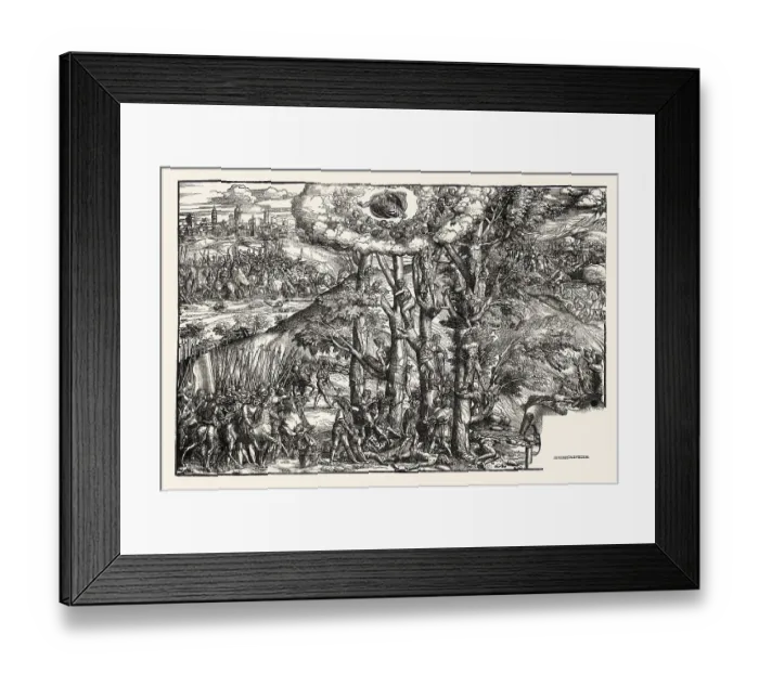 Framed Print : Lucantonio degli Uberti, The Martyrdom of the Ten Thousand Christians on Mount Ararat Framed Print : Lucantonio degli Uberti, The Martyrdom of the Ten Thousand Christians on Mount Ararat