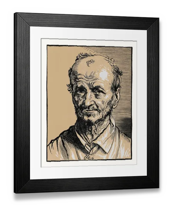 Framed Print : Portrait of an old man, by Jan Lievens Framed Print : Portrait of an old man, by Jan Lievens