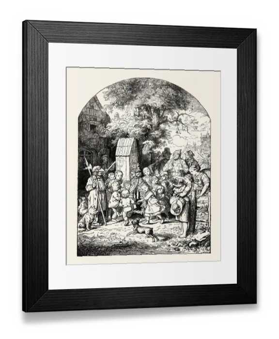 Framed Print : Kasper Erhardt Oertel after Ludwig Richter