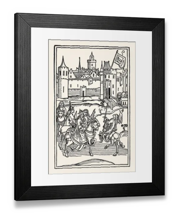 Framed Print : Founding a city, Gruendung einer Stadt Framed Print : Founding a city, Gruendung einer Stadt