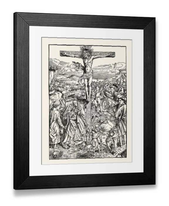 Framed Print : Crucifixion of Jesus, Meister D