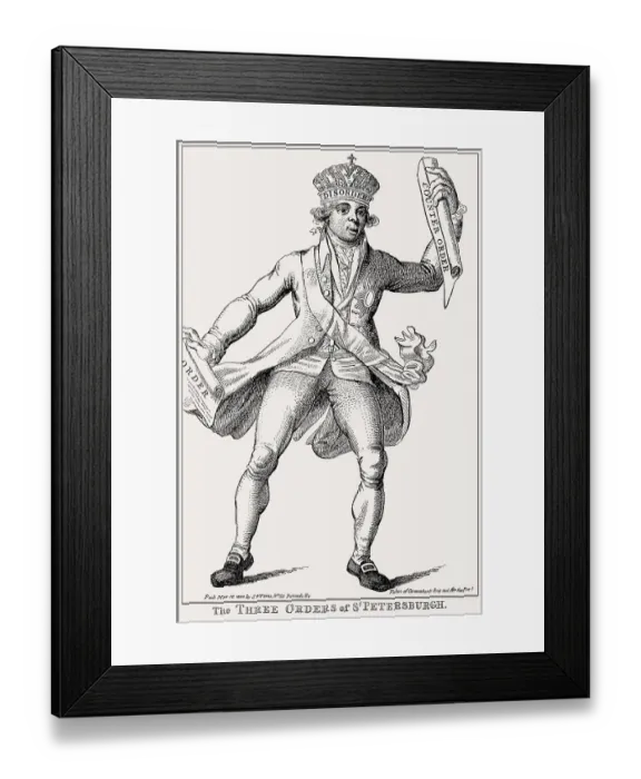 Framed Print : The Three Orders of St Petersburg Framed Print : The Three Orders of St Petersburg