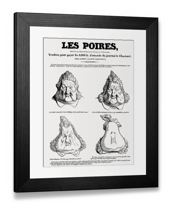 Framed Print : Louis Philippe I, King of the French
