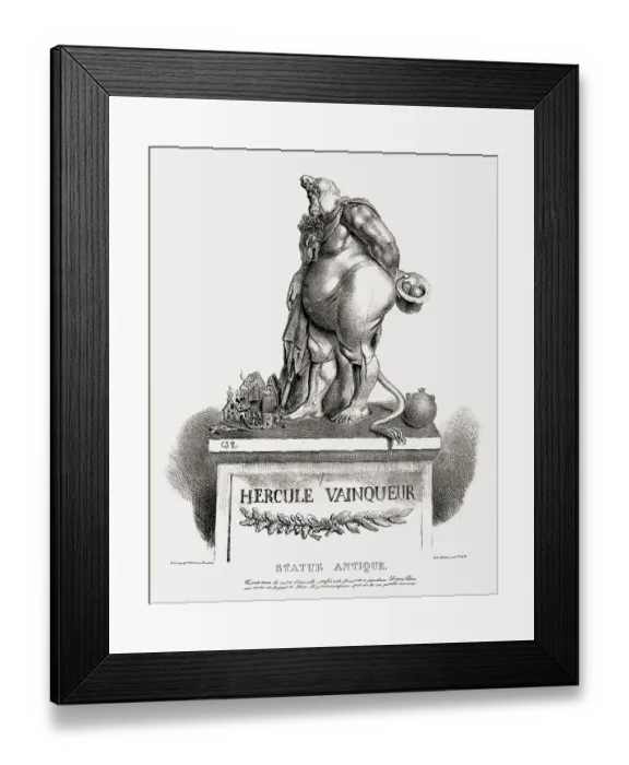 Framed Print : Caricature on Louis Philippe I Framed Print : Caricature on Louis Philippe I