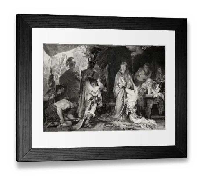 Framed Print : Thusnelda, the wife of Arminius