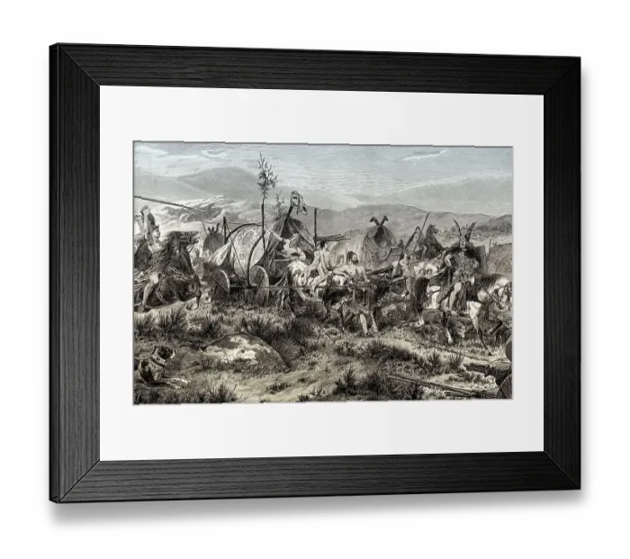 Framed Print : Teutonic trek, Migration Period, 1st century