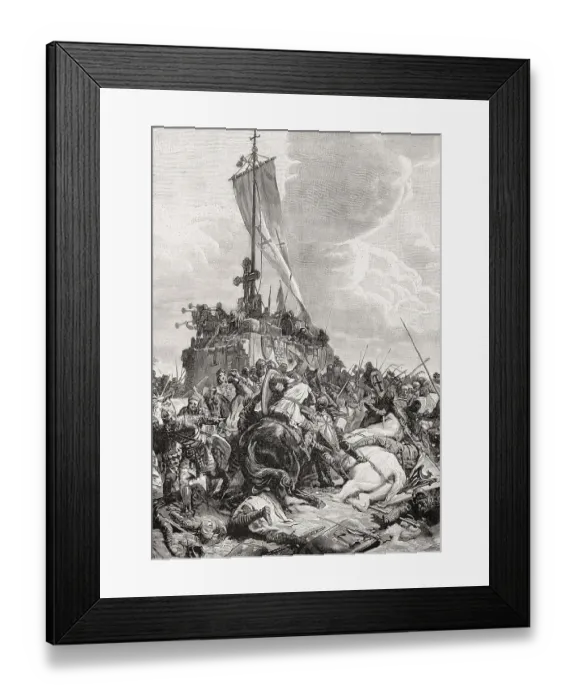 Framed Print : The Battle of Legnano on May 29 Framed Print : The Battle of Legnano on May 29
