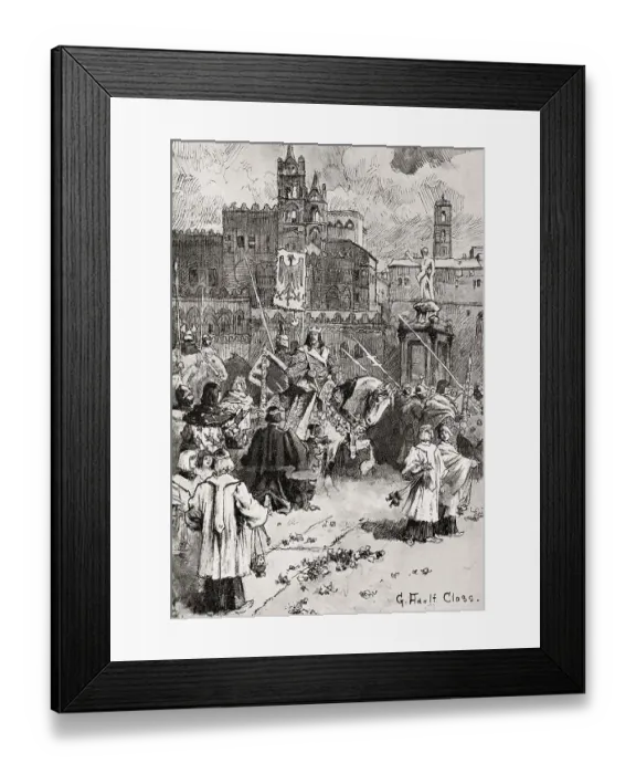 Framed Print : Henry VI or Heinrich VI, Holy Roman Emperor Framed Print : Henry VI or Heinrich VI, Holy Roman Emperor