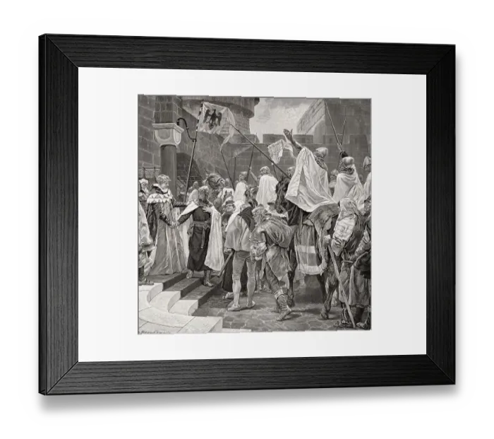 Framed Print : Knights of the Catholic military order Framed Print : Knights of the Catholic military order