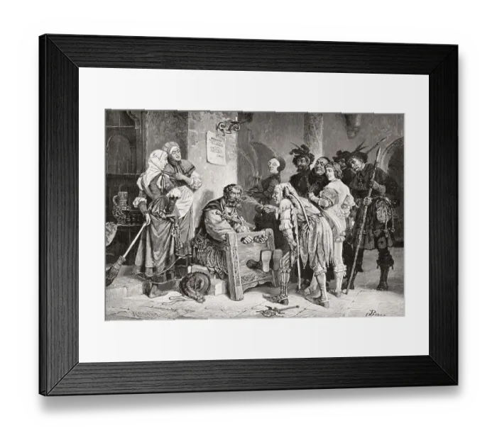 Framed Print : Punishment of criminal, Germany